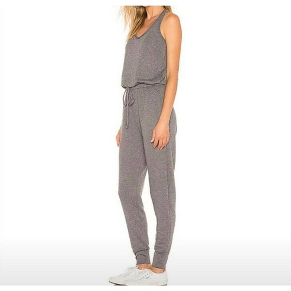 Young Fabulous and Broke Eberhart Jumpsuit Gray - Picture 2 of 12